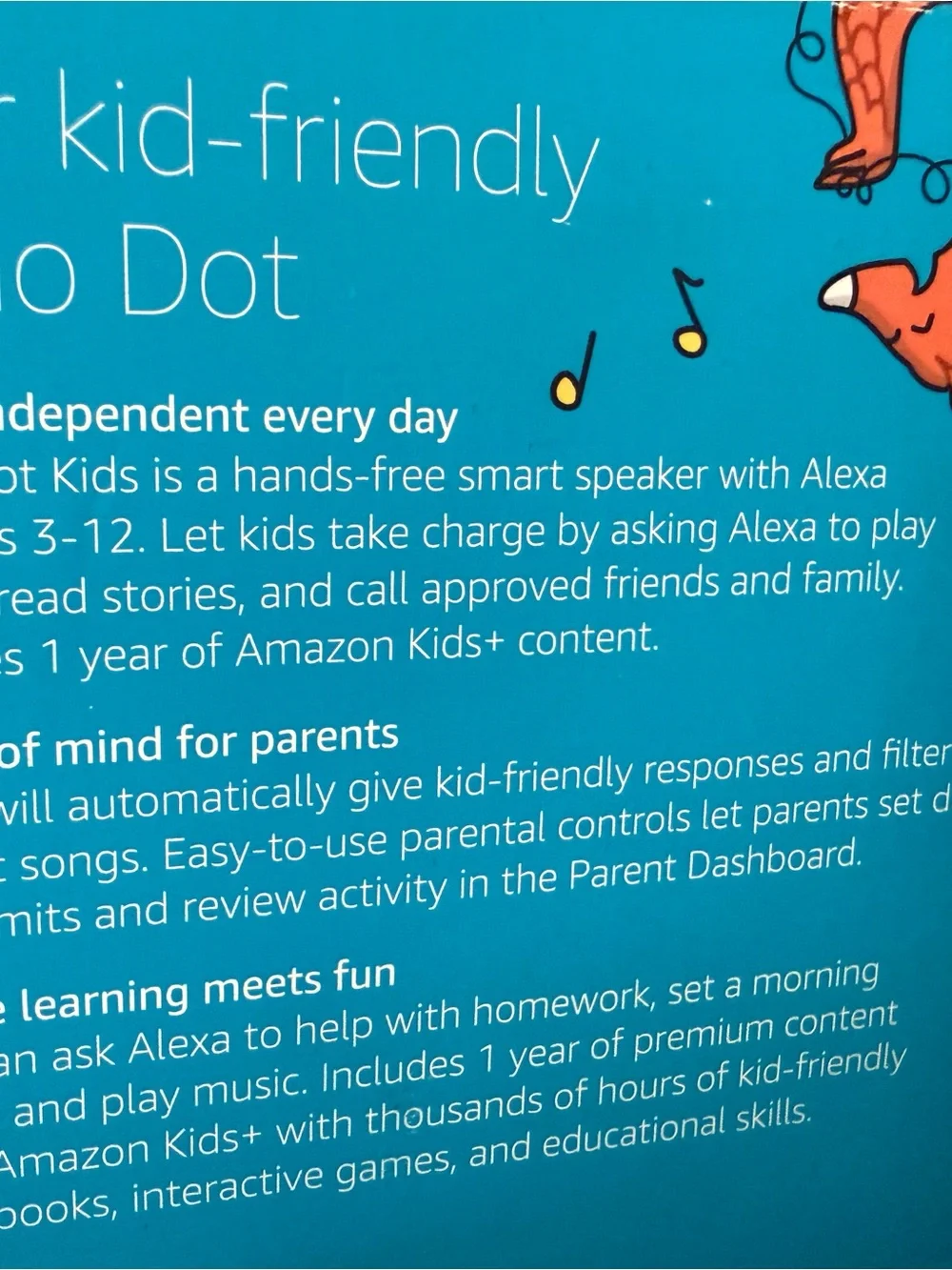 Amazon Echo Dot Kids 5th Edition - Blue Owl